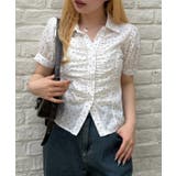 ドット | 【5色展開】後ろレースアップギャザーブラウス | RMAF NICE CLAUP / OLIVE des OLIVE