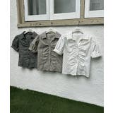 【5色展開】後ろレースアップギャザーブラウス | RMAF NICE CLAUP / OLIVE des OLIVE | 詳細画像25