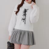 フェザーレースアッププルオーバー | NICE CLAUP / OLIVE des OLIVE　OUTLET | 詳細画像2 