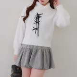 フェザーレースアッププルオーバー | NICE CLAUP / OLIVE des OLIVE　OUTLET | 詳細画像4 