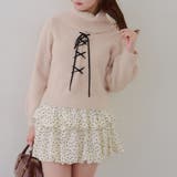 フェザーレースアッププルオーバー | NICE CLAUP / OLIVE des OLIVE　OUTLET | 詳細画像14 