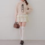 フェザーレースアッププルオーバー | NICE CLAUP / OLIVE des OLIVE　OUTLET | 詳細画像16 