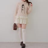 フェザーレースアッププルオーバー | NICE CLAUP / OLIVE des OLIVE　OUTLET | 詳細画像19 