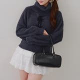 フェザーレースアッププルオーバー | NICE CLAUP / OLIVE des OLIVE　OUTLET | 詳細画像21 