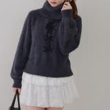 フェザーレースアッププルオーバー | NICE CLAUP / OLIVE des OLIVE　OUTLET | 詳細画像24 