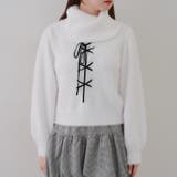 フェザーレースアッププルオーバー | NICE CLAUP / OLIVE des OLIVE　OUTLET | 詳細画像29 