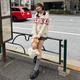 ポンポン付き カウチン風ニットプルオーバー | RMAF　NICE CLAUP / OLIVE des OLIVE | 詳細画像7 