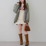 ポンポン付き カウチン風ニットプルオーバー | RMAF　NICE CLAUP / OLIVE des OLIVE | 詳細画像35 