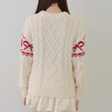 ポンポン付き カウチン風ニットプルオーバー | RMAF　NICE CLAUP / OLIVE des OLIVE | 詳細画像49 