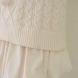 ポンポン付き カウチン風ニットプルオーバー | RMAF　NICE CLAUP / OLIVE des OLIVE | 詳細画像52 