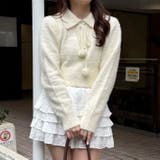 【HolidayCollection】ポンポン付き フェザーポロニット | RMAF　NICE CLAUP / OLIVE des OLIVE | 詳細画像10 