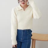 【HolidayCollection】ポンポン付き フェザーポロニット | RMAF　NICE CLAUP / OLIVE des OLIVE | 詳細画像25 