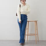 【HolidayCollection】ポンポン付き フェザーポロニット | RMAF　NICE CLAUP / OLIVE des OLIVE | 詳細画像30 