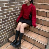 【HolidayCollection】ポンポン付き フェザーポロニット | RMAF　NICE CLAUP / OLIVE des OLIVE | 詳細画像3 