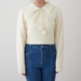 【HolidayCollection】ポンポン付き フェザーポロニット | RMAF　NICE CLAUP / OLIVE des OLIVE | 詳細画像45 