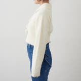 【HolidayCollection】ポンポン付き フェザーポロニット | RMAF　NICE CLAUP / OLIVE des OLIVE | 詳細画像46 