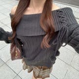 ポンポン付き オフショルケーブルプルオーバー | RMAF　NICE CLAUP / OLIVE des OLIVE | 詳細画像14 