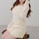 ポンポン付き オフショルケーブルプルオーバー | RMAF　NICE CLAUP / OLIVE des OLIVE | 詳細画像21 