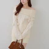 ポンポン付き オフショルケーブルプルオーバー | RMAF　NICE CLAUP / OLIVE des OLIVE | 詳細画像22 