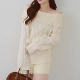 ポンポン付き オフショルケーブルプルオーバー | RMAF　NICE CLAUP / OLIVE des OLIVE | 詳細画像23 