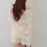 ポンポン付き オフショルケーブルプルオーバー | RMAF　NICE CLAUP / OLIVE des OLIVE | 詳細画像25 