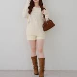 ポンポン付き オフショルケーブルプルオーバー | RMAF　NICE CLAUP / OLIVE des OLIVE | 詳細画像28 