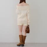 ポンポン付き オフショルケーブルプルオーバー | RMAF　NICE CLAUP / OLIVE des OLIVE | 詳細画像30 