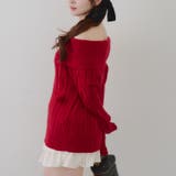 ポンポン付き オフショルケーブルプルオーバー | RMAF　NICE CLAUP / OLIVE des OLIVE | 詳細画像36 