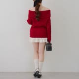 ポンポン付き オフショルケーブルプルオーバー | RMAF　NICE CLAUP / OLIVE des OLIVE | 詳細画像40 