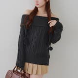 ポンポン付き オフショルケーブルプルオーバー | RMAF　NICE CLAUP / OLIVE des OLIVE | 詳細画像45 