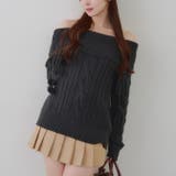 ポンポン付き オフショルケーブルプルオーバー | RMAF　NICE CLAUP / OLIVE des OLIVE | 詳細画像46 