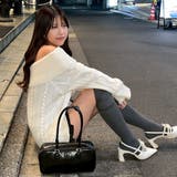 ポンポン付き オフショルケーブルプルオーバー | RMAF　NICE CLAUP / OLIVE des OLIVE | 詳細画像3 