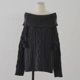 ポンポン付き オフショルケーブルプルオーバー | RMAF　NICE CLAUP / OLIVE des OLIVE | 詳細画像52 