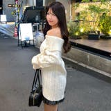 ポンポン付き オフショルケーブルプルオーバー | RMAF　NICE CLAUP / OLIVE des OLIVE | 詳細画像5 