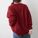 ブラシヤーンお花ジャガードニット | RMAF　NICE CLAUP / OLIVE des OLIVE | 詳細画像12 