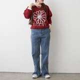 ブラシヤーンお花ジャガードニット | RMAF　NICE CLAUP / OLIVE des OLIVE | 詳細画像13 