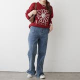 ブラシヤーンお花ジャガードニット | RMAF　NICE CLAUP / OLIVE des OLIVE | 詳細画像14 