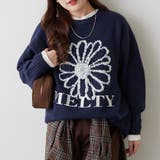 ブラシヤーンお花ジャガードニット | RMAF　NICE CLAUP / OLIVE des OLIVE | 詳細画像23 