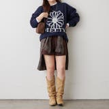 ブラシヤーンお花ジャガードニット | RMAF　NICE CLAUP / OLIVE des OLIVE | 詳細画像27 