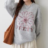 ブラシヤーンお花ジャガードニット | RMAF　NICE CLAUP / OLIVE des OLIVE | 詳細画像2 