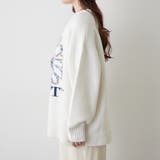 ブラシヤーンお花ジャガードニット | RMAF　NICE CLAUP / OLIVE des OLIVE | 詳細画像32 