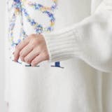 ブラシヤーンお花ジャガードニット | RMAF　NICE CLAUP / OLIVE des OLIVE | 詳細画像36 