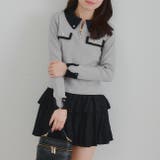 配色フェザーハーフジップニット | RMAF　NICE CLAUP / OLIVE des OLIVE | 詳細画像8 