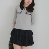 配色フェザーハーフジップニット | RMAF　NICE CLAUP / OLIVE des OLIVE | 詳細画像9 