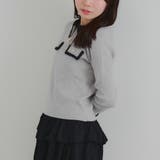 配色フェザーハーフジップニット | RMAF　NICE CLAUP / OLIVE des OLIVE | 詳細画像10 