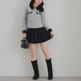 配色フェザーハーフジップニット | RMAF　NICE CLAUP / OLIVE des OLIVE | 詳細画像12 