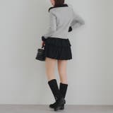 配色フェザーハーフジップニット | RMAF　NICE CLAUP / OLIVE des OLIVE | 詳細画像14 