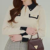 配色フェザーハーフジップニット | RMAF　NICE CLAUP / OLIVE des OLIVE | 詳細画像22 