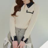 配色フェザーハーフジップニット | RMAF　NICE CLAUP / OLIVE des OLIVE | 詳細画像26 