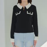 配色フェザーハーフジップニット | RMAF　NICE CLAUP / OLIVE des OLIVE | 詳細画像30 